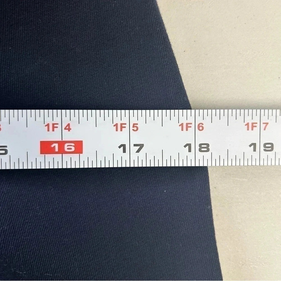 Ricki’s Slim Fit Pants Zip Pocket  Moto Stretch Micro Twill Navy Blue Size 2 - Picture 12 of 15